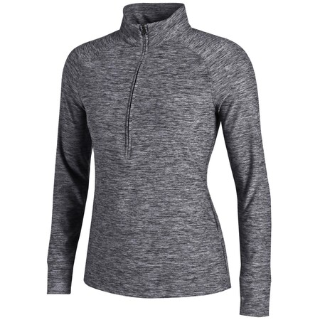 Under Armour Zinger Heather Women's 1/2 Zip-Carbon Heather Grey/S UW2350-187H